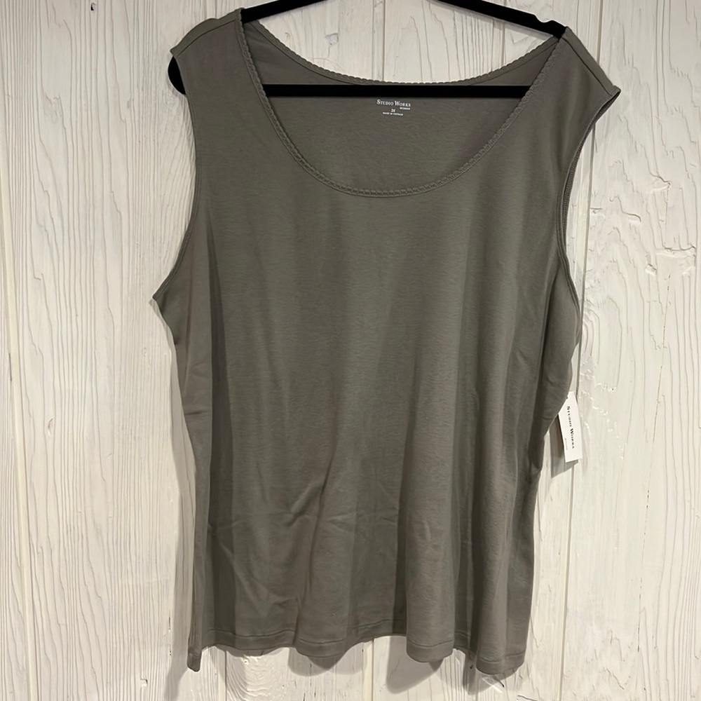 Studio Work tank Top new with tags 3X